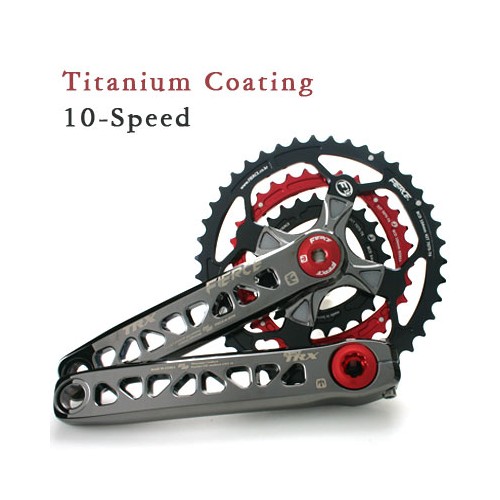 TRX 10단 티탄 코팅 크랭크 셋 |  TRX 10-speed Titanium Coating Crank Set