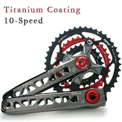 TRX 10단 티탄 코팅 크랭크 셋 |  TRX 10-speed Titanium Coating Crank Set